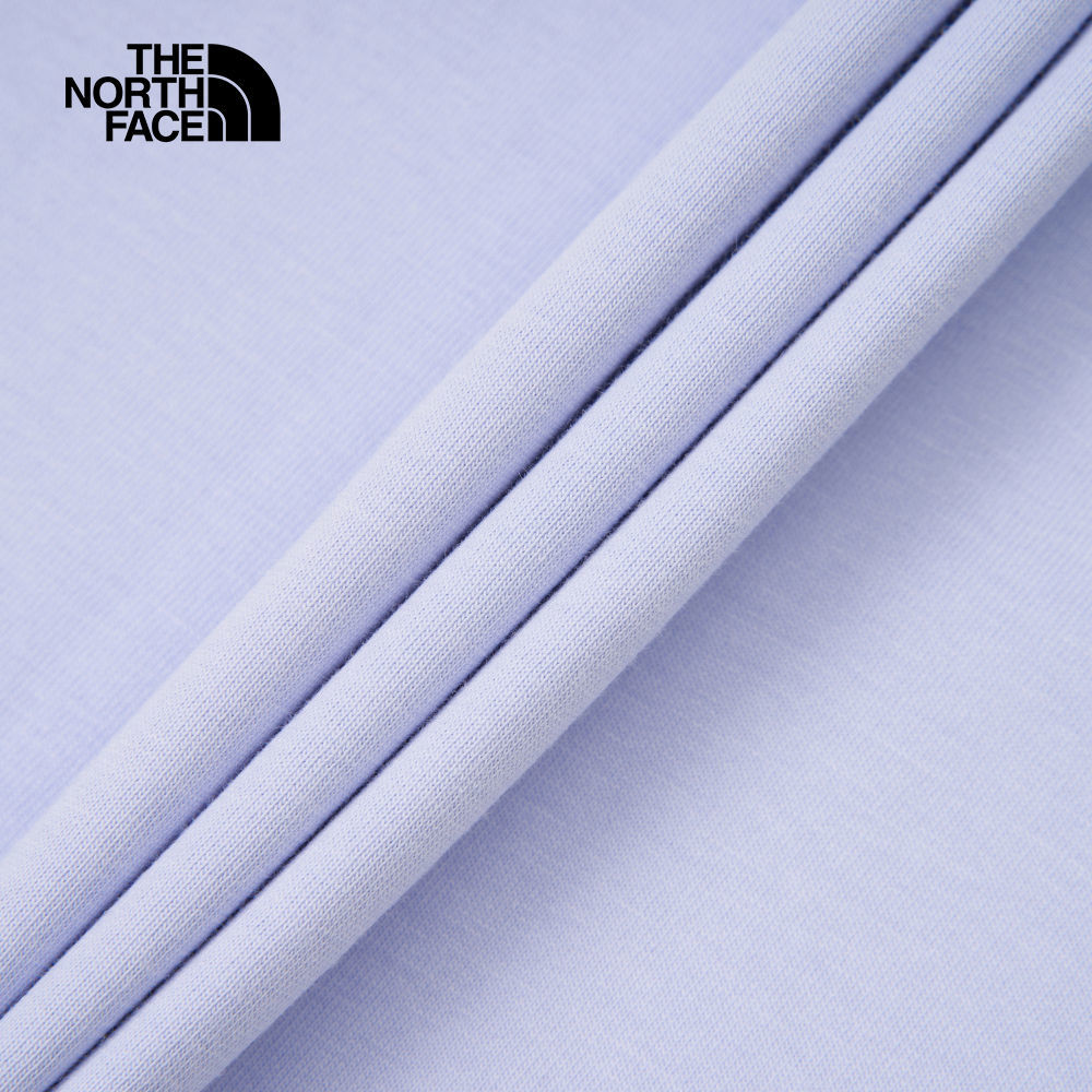 The North Face北面女款紫色純棉短袖T恤｜8DCJ0VI