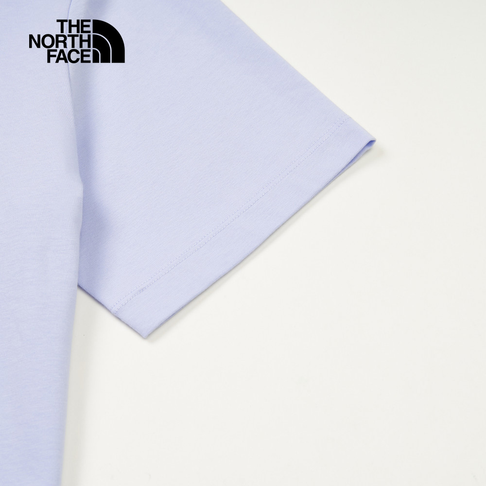 The North Face北面女款紫色純棉短袖T恤｜8DCJ0VI