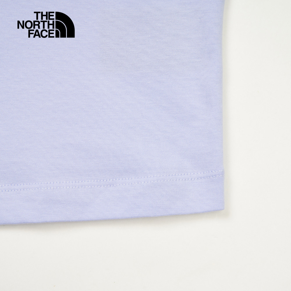 The North Face北面女款紫色純棉短袖T恤｜8DCJ0VI