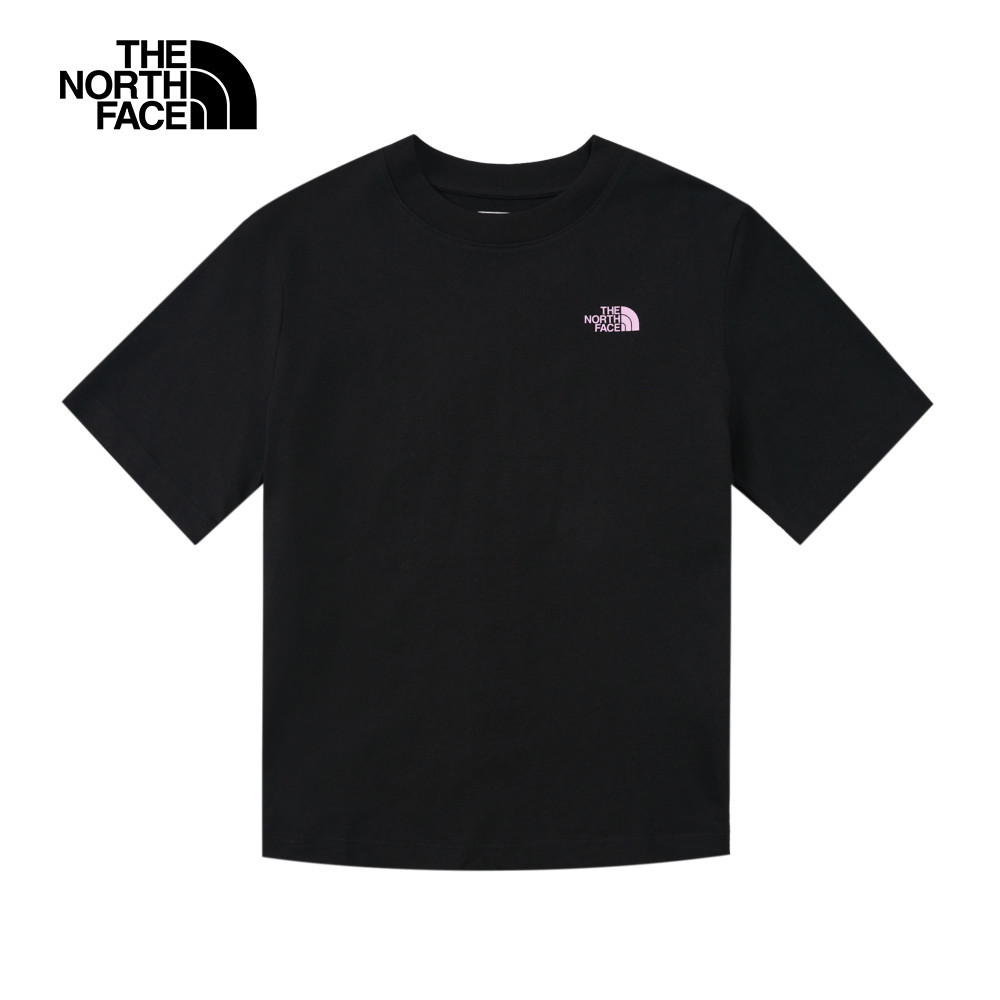 The North Face北面女款黑色純棉短袖T恤｜8DCJJK3