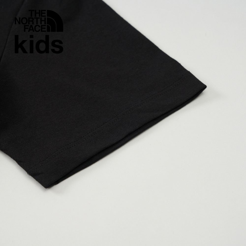The North Face北面兒童黑色吸濕排汗短袖T恤｜8DD3JK3