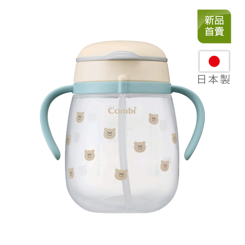 LakuMug樂可杯第三階段吸管杯340ml (小棕熊/鬱金香/藍莓)