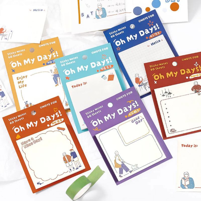 便利貼-工作日/外出日/讀書日/放空日/閒暇日/咖啡日