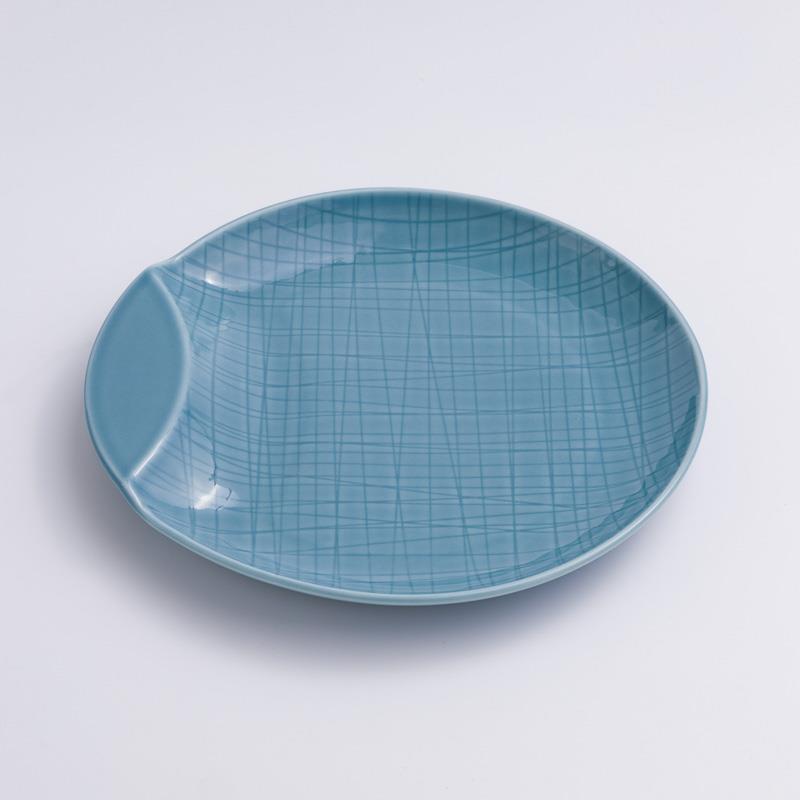 Ice Crack 23cm Ceramic Plate