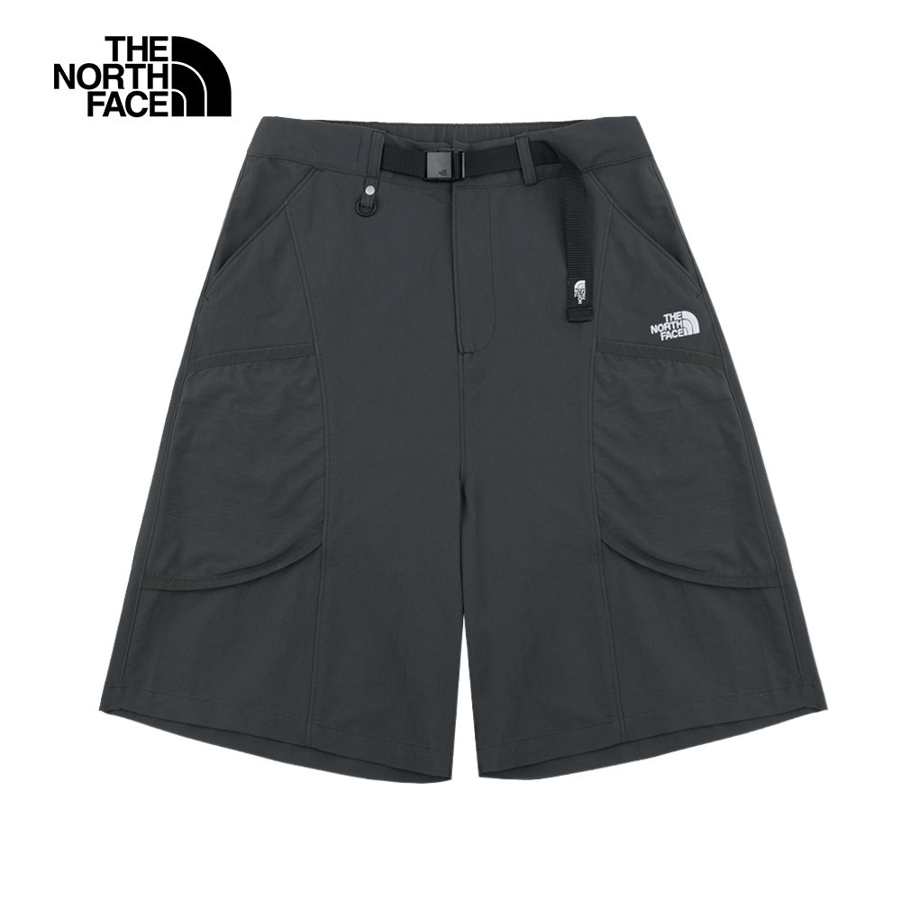 The North Face 女款深灰色DWR防潑水休閒短褲｜8G080C5－疾風旗艦店