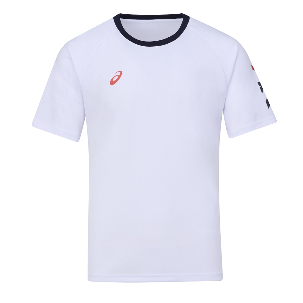 短袖上衣 男女中性款 亞洲版 排球上衣 2053A257-101