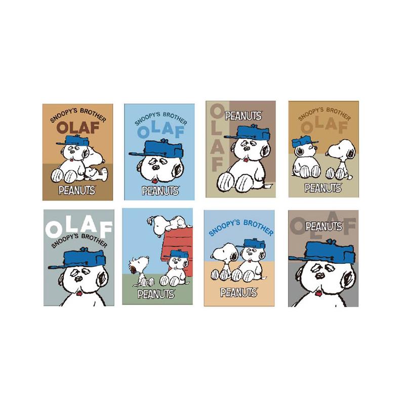 SNOOPY OLAF 16K固頁筆記本(隨機出貨)