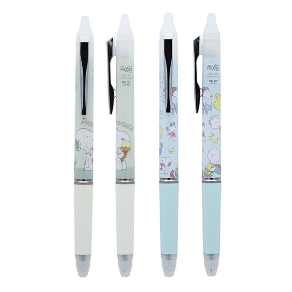 (限量)百樂PILOT x 史努比 ZONE按鍵魔擦筆-冰淇淋/朋友