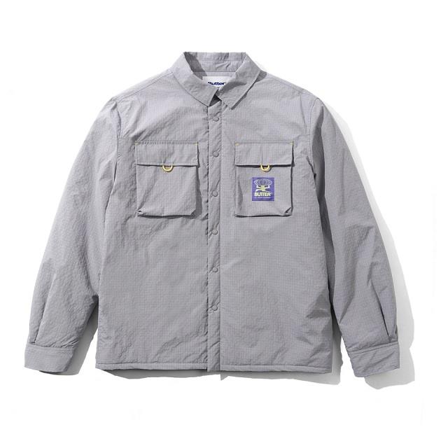 【BUTTER GOODS】襯衫外套 灰 - EXPLORATION INSULATED OVERSHIRT