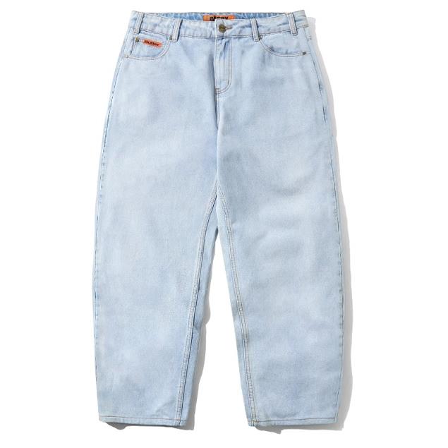 【BUTTER GOODS】滑板神褲 淺藍 - BAGGY DENIM JEANS LIGHT BLUE