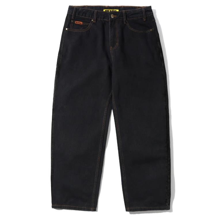 【BUTTER GOODS】滑板神褲 洗水單寧黑 - RELAXED DENIM JEANS