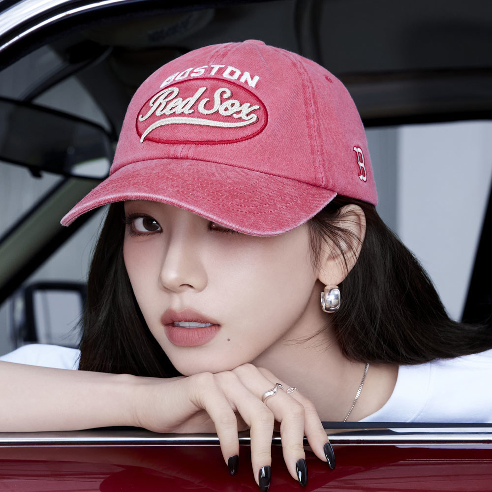 MLB 可調式軟頂棒球帽 Varsity系列 波士頓紅襪隊 (3ACPV165N-43RDD)
