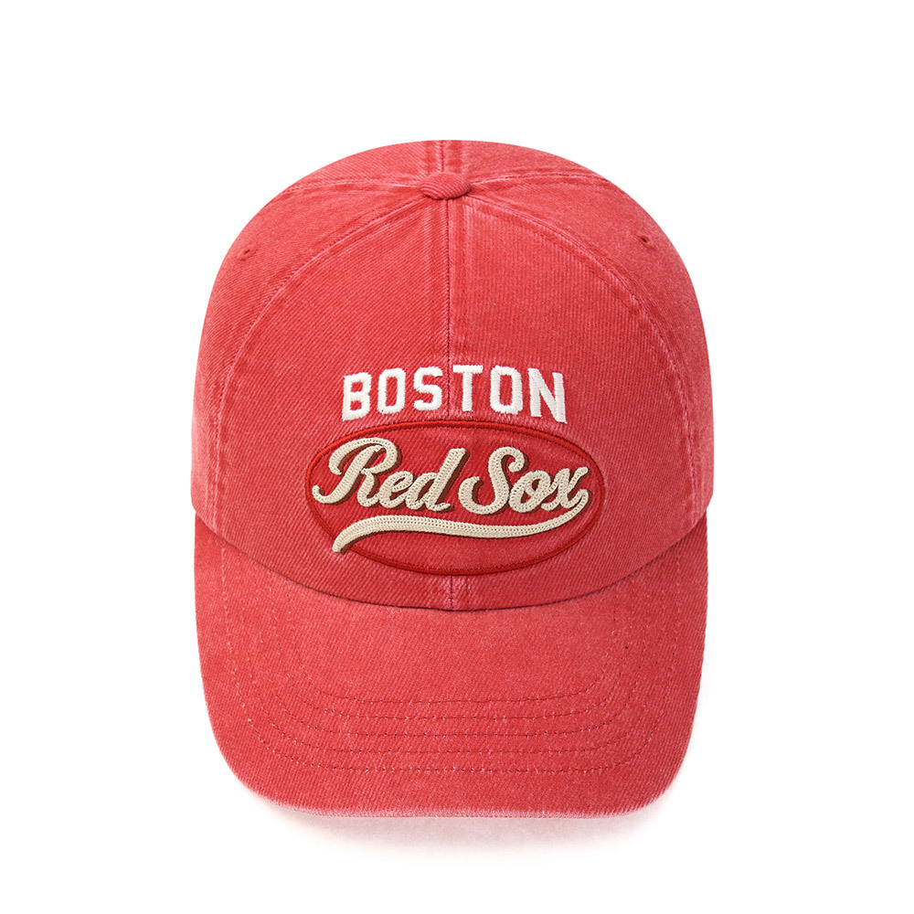 MLB 可調式軟頂棒球帽 Varsity系列 波士頓紅襪隊 (3ACPV165N-43RDD)
