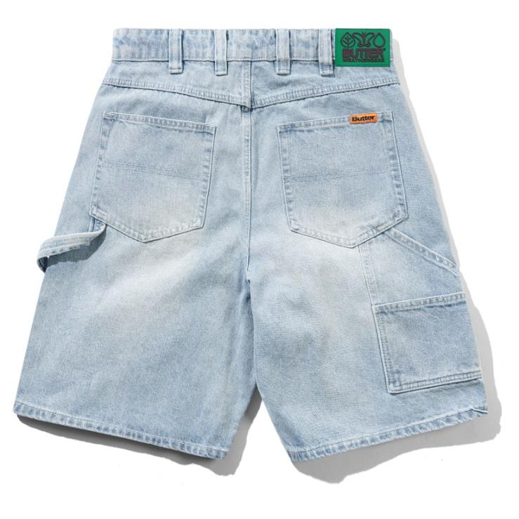 【BUTTER GOODS】滑板神褲 淺藍 - WEATHERGEAR DENIM SHORTS