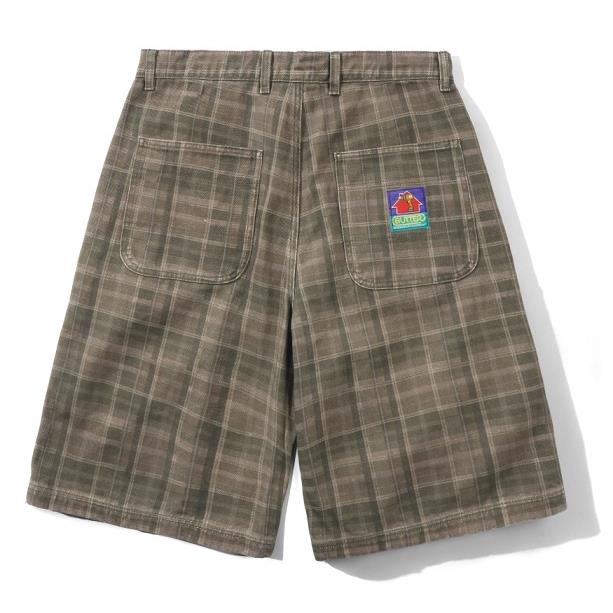 【BUTTER GOODS】工作短褲  - WORK SHORTS WASHED PLAID