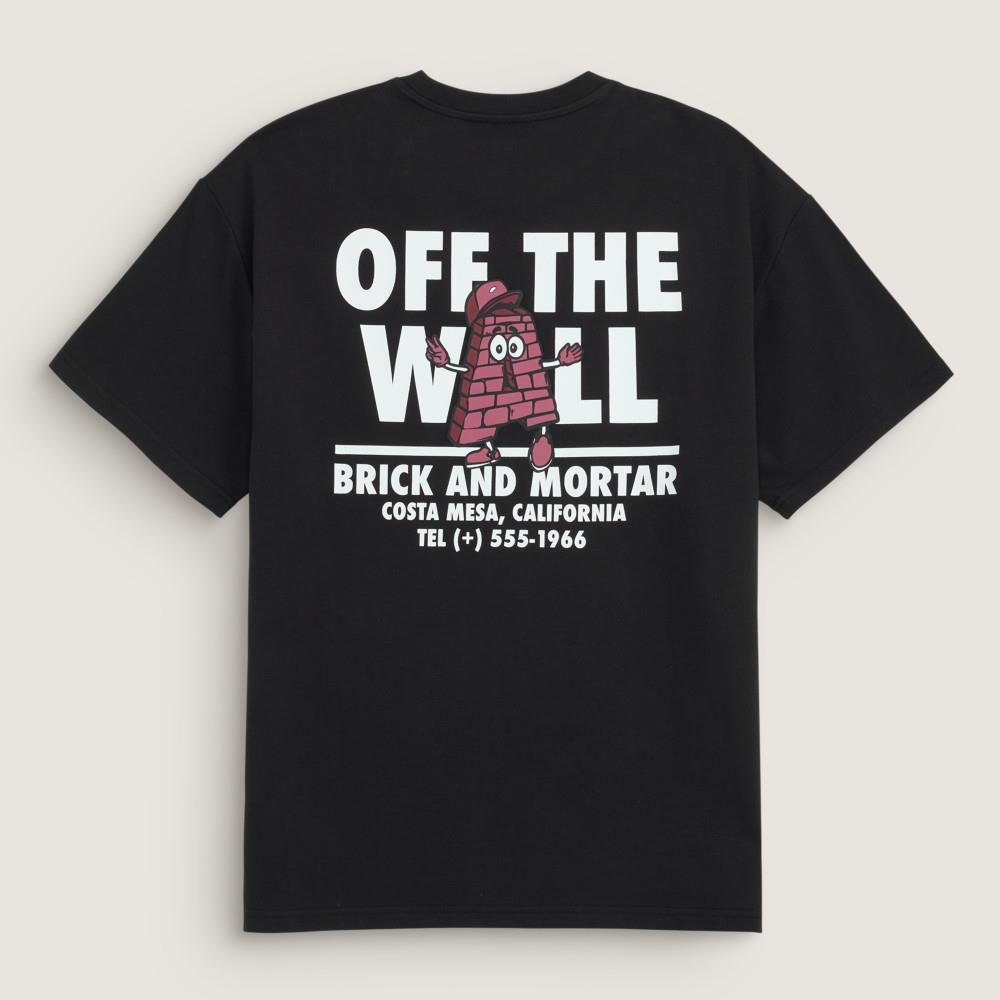 Vans Brick GFX 男女款黑色短袖T恤