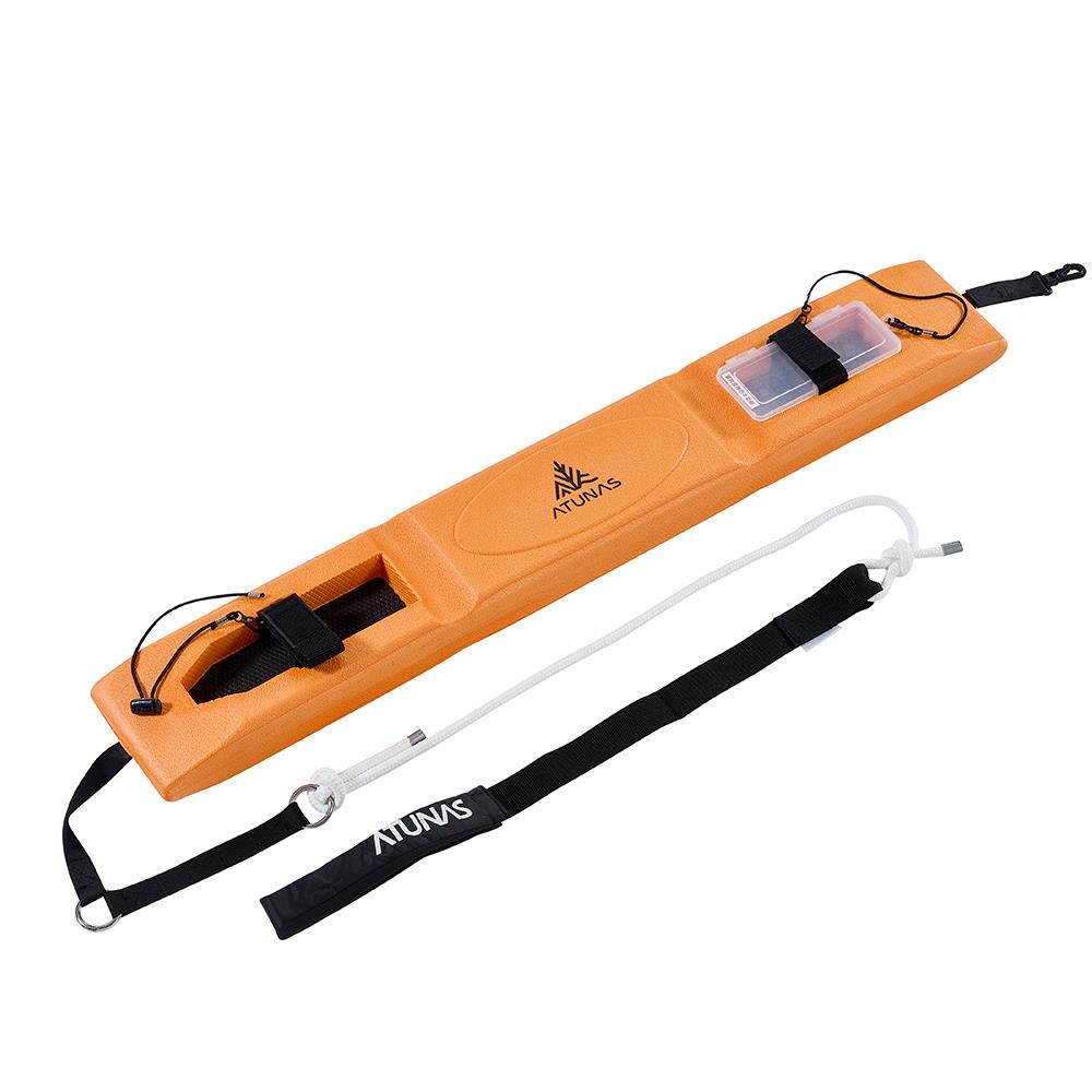 水上浮具魚雷浮標(RT-100R柑/多功能/附置物盒/泳渡浮具/水上浮條)