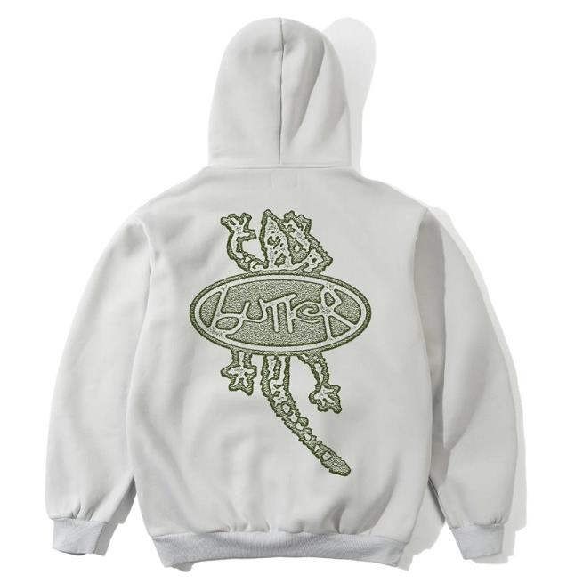 【BUTTER GOODS】帽T 灰 - WIPEOUT PULLOVER HOOD