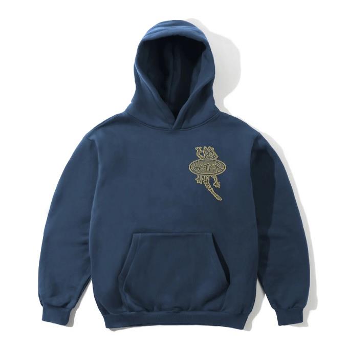 【BUTTER GOODS】帽T 深藍 - WIPEOUT PULLOVER HOOD