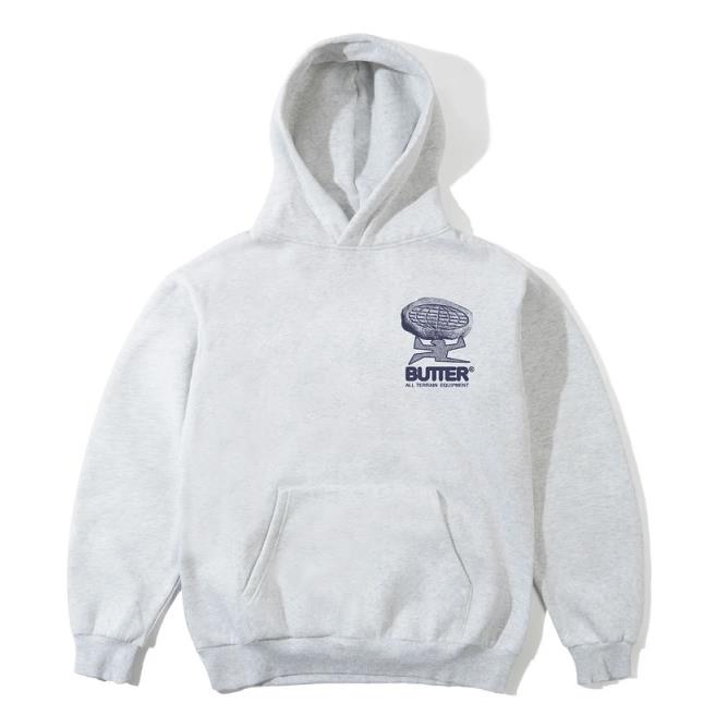 【BUTTER GOODS】帽T 灰 - TERRAIN PULLOVER HOOD