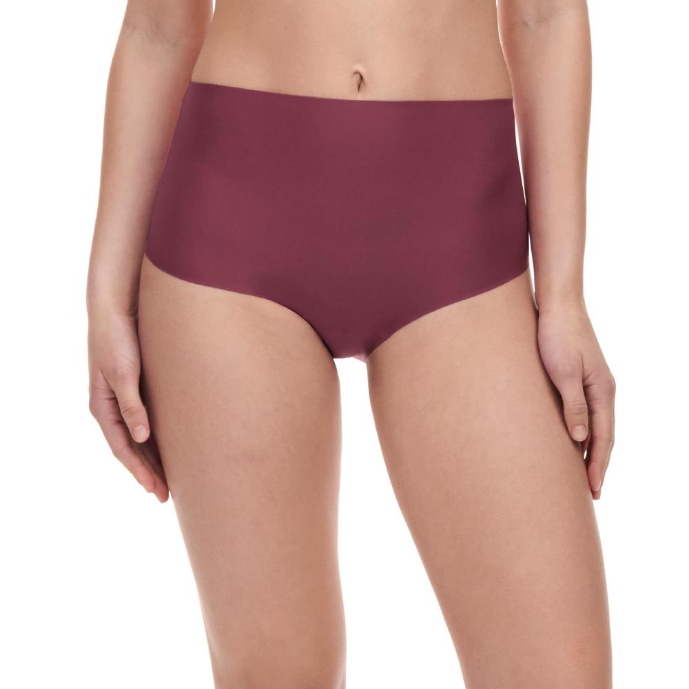 【Chantelle Lab】透氣涼感無痕高腰內褲>紫紅色(26470_0K7)【Soft Stretch】