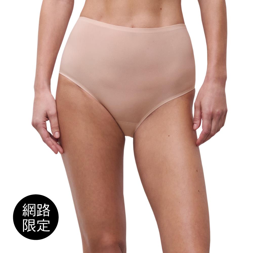 【Chantelle Lab】透氣涼感無痕高腰內褲>玫瑰石英粉(26470_0RG)【Soft Stretch】