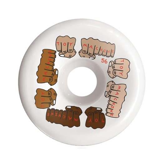 【TOY MACHINE】硬輪 99A / 54MM - FISTS COLORS C‐LINE