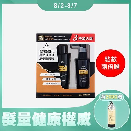【點數2倍贈】Dr's Formula髮根強化標靶促進液三倍加大版(內含髮根強化標靶促進液50ml噴霧瓶+100ml補充瓶)
