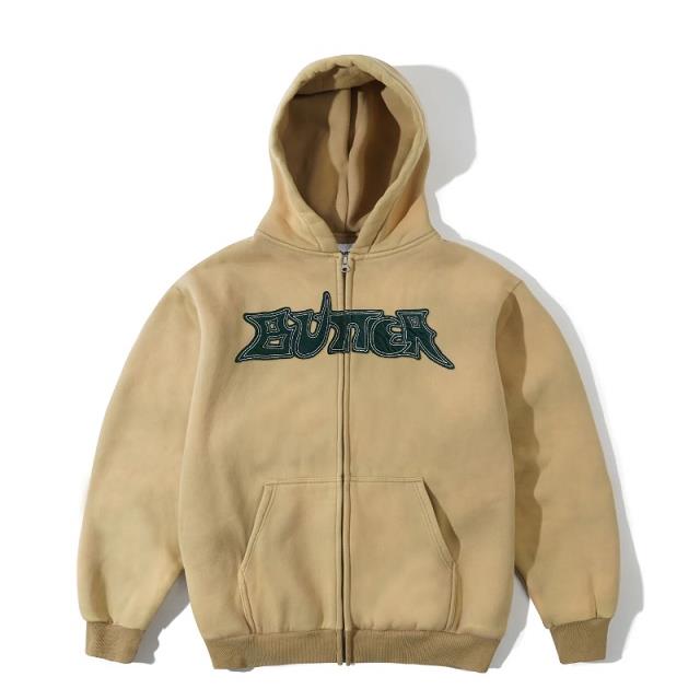 【BUTTER GOODS】外套 卡其 - ENCOUNTER ZIP-THRU HOOD