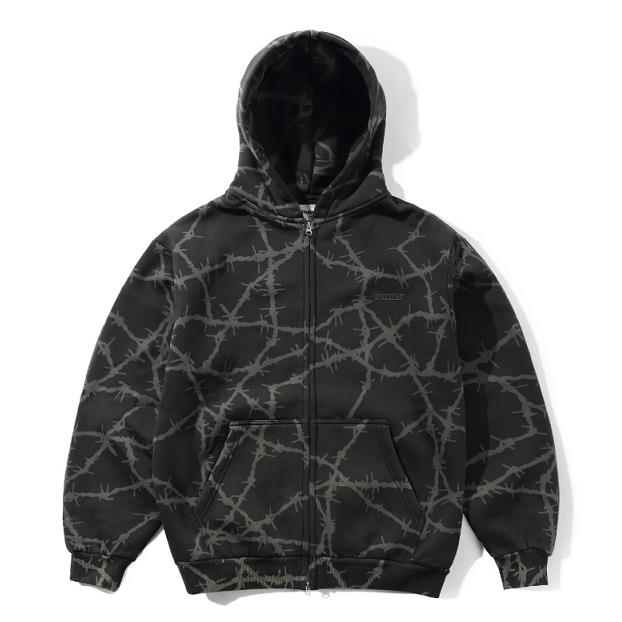 【BUTTER GOODS】外套 深灰 - WIRED ZIP-THRU HOOD