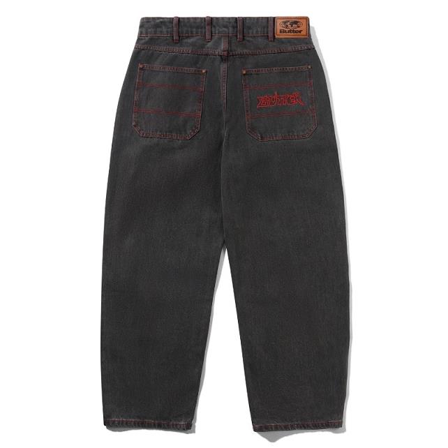 【BUTTER GOODS】滑板神褲 黑紅 - ENCOUNTER DENIM JEANS