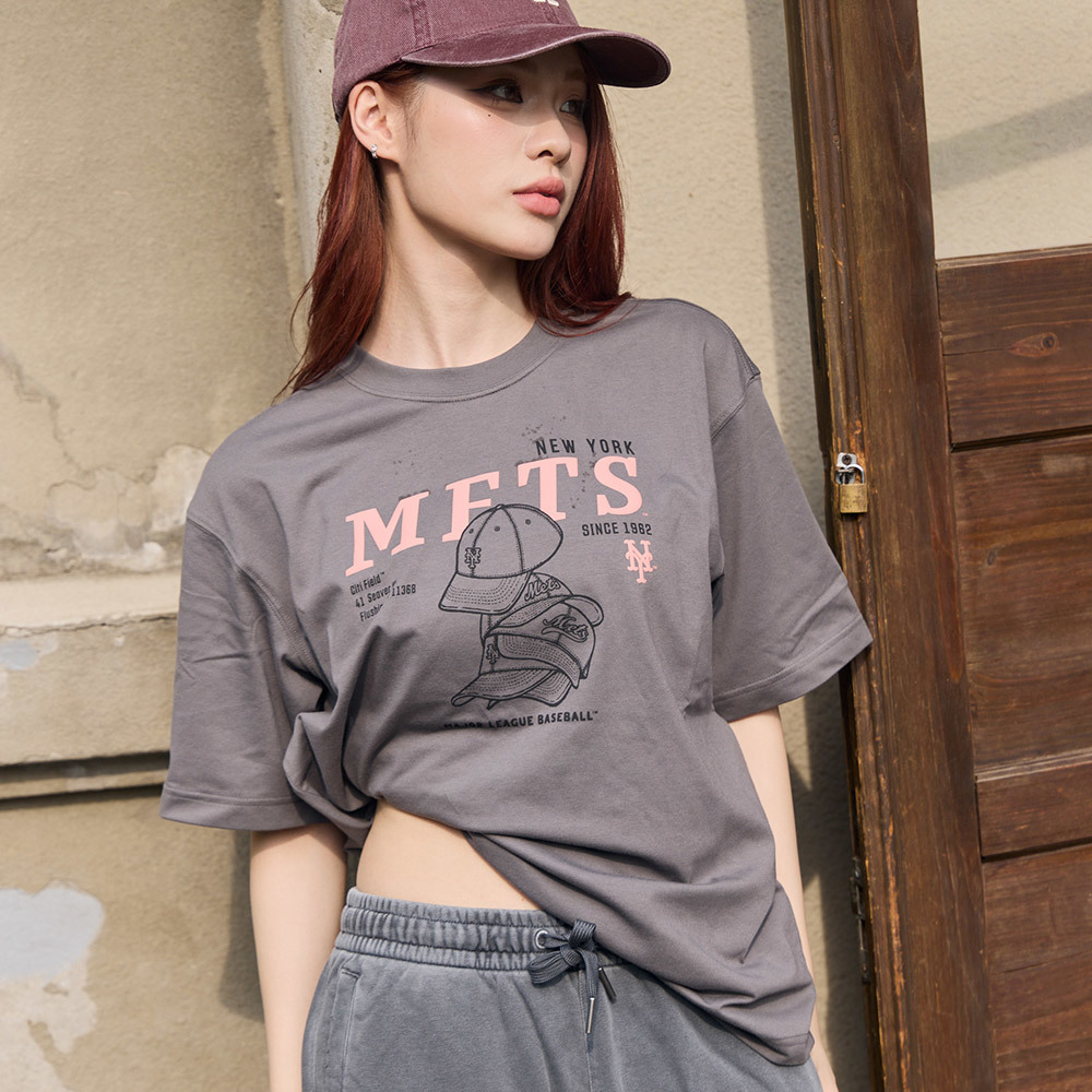 MLB 短袖T恤 Lifestyle Graphics 紐約大都會隊 (3ATSN0154-09CGL)