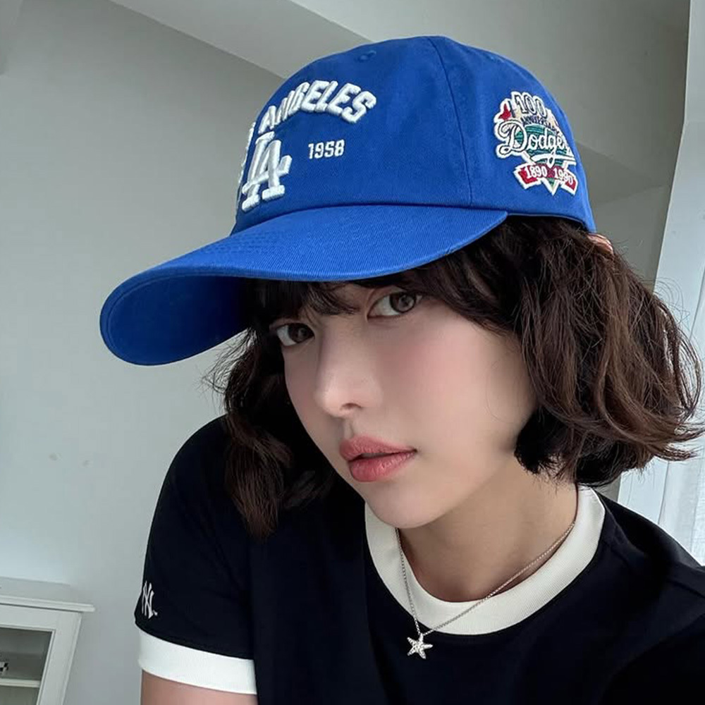 MLB 可調式軟頂棒球帽 洛杉磯道奇隊 (3ACPB105N-07BLS)