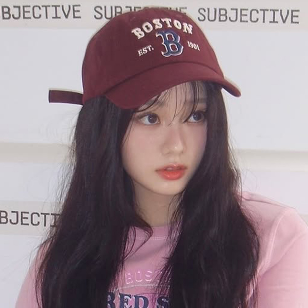 MLB 可調式軟頂棒球帽 波士頓紅襪隊 (3ACPB105N-43WID)