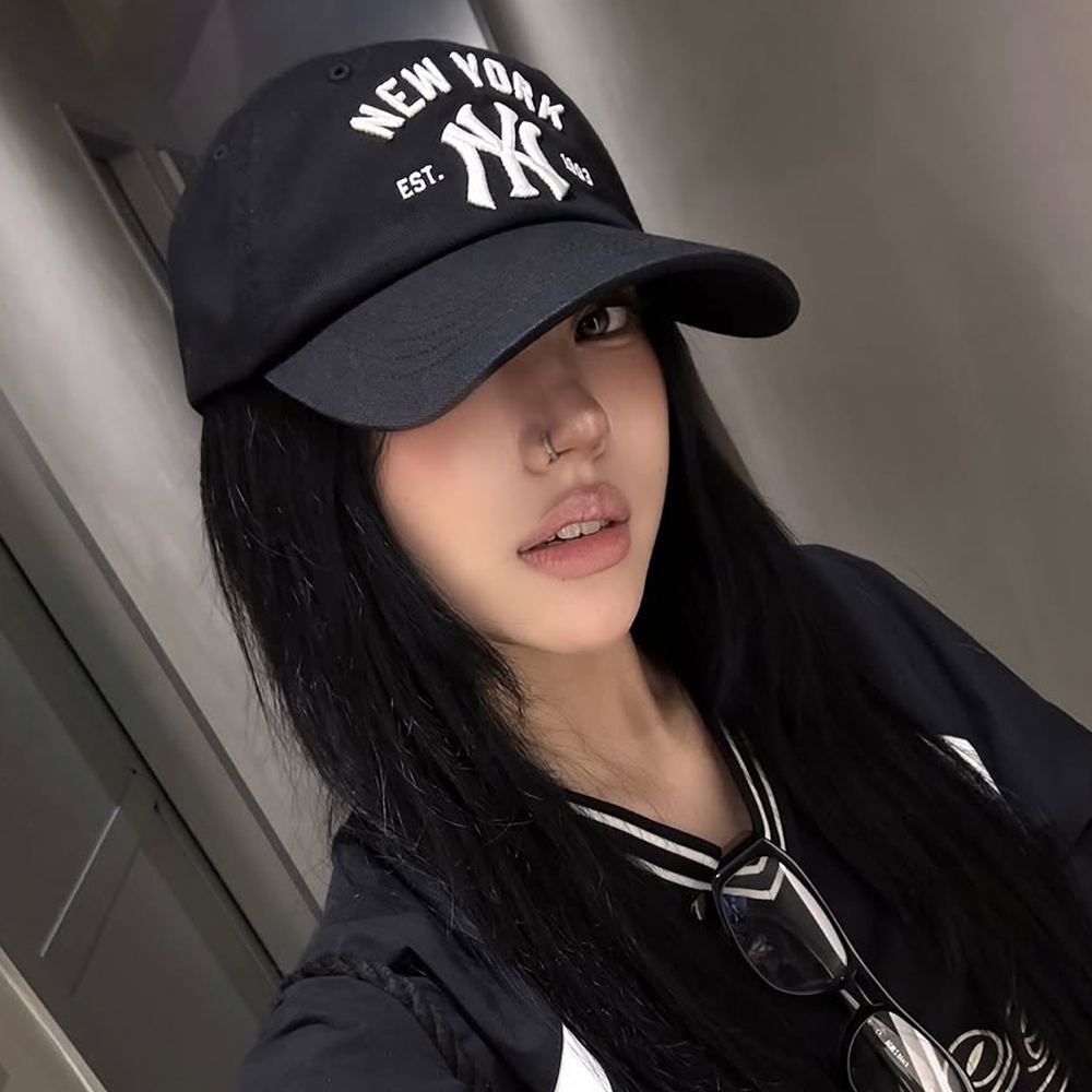 MLB 可調式軟頂棒球帽 紐約洋基隊 (3ACPB105N-50BKS)