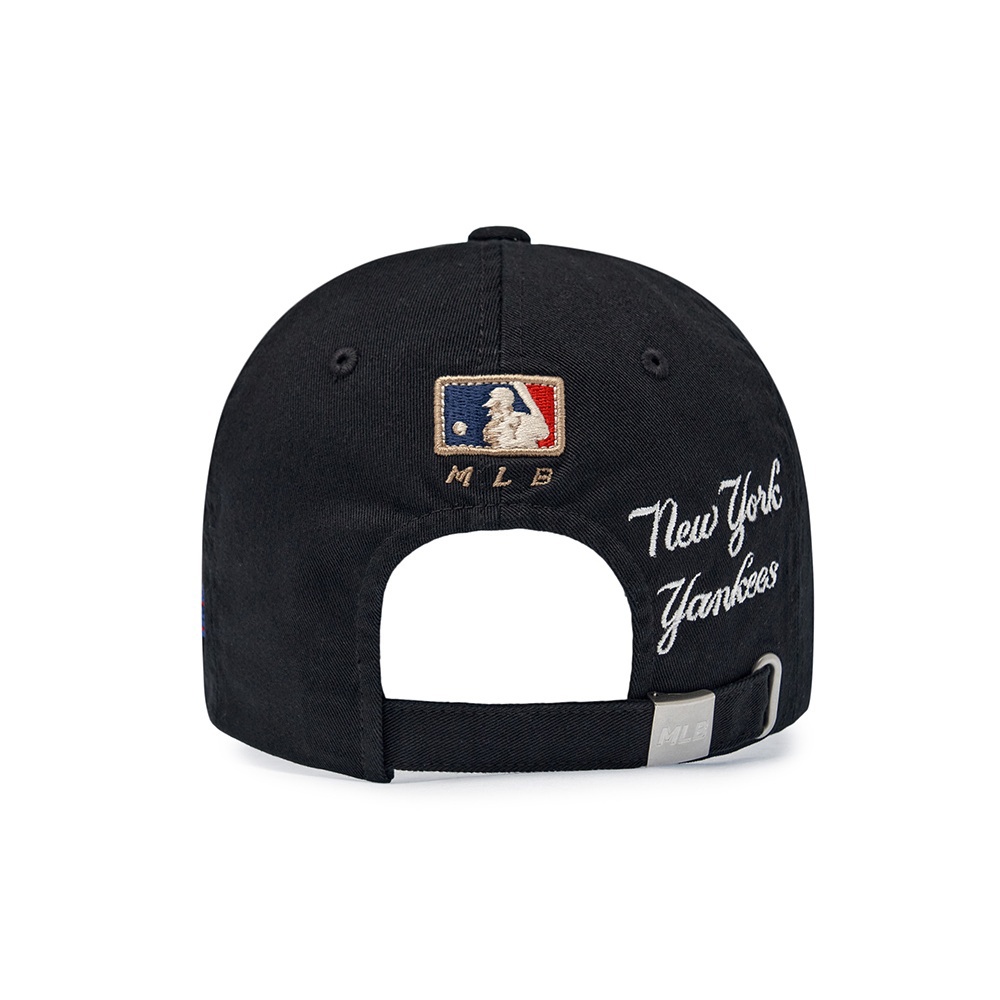 MLB 可調式軟頂棒球帽 紐約洋基隊 (3ACPB105N-50BKS)