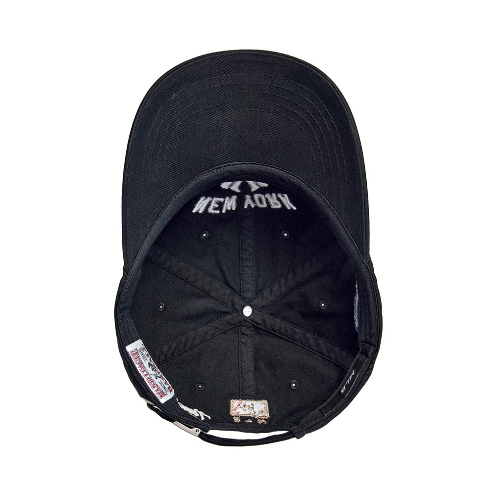 MLB 可調式軟頂棒球帽 紐約洋基隊 (3ACPB105N-50BKS)