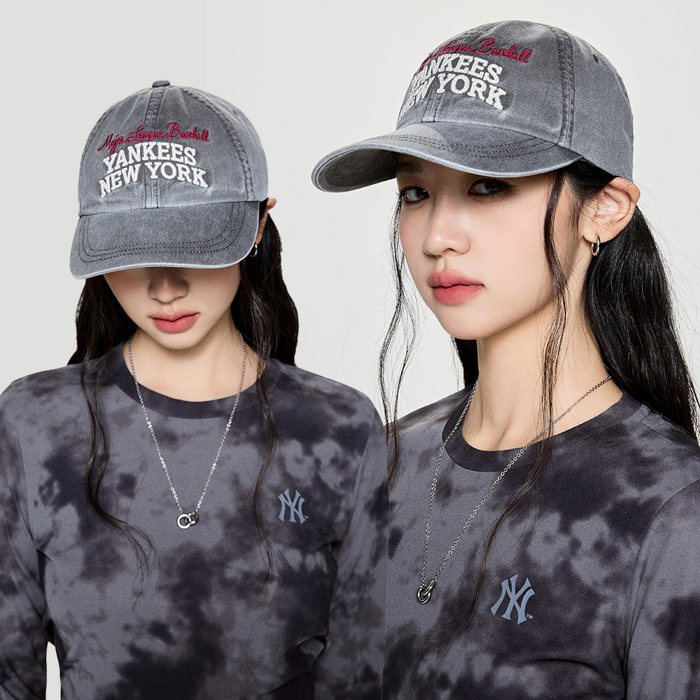 MLB 可調式軟頂棒球帽 Varsity系列 紐約洋基隊 (3ACPV185N-50CGS)