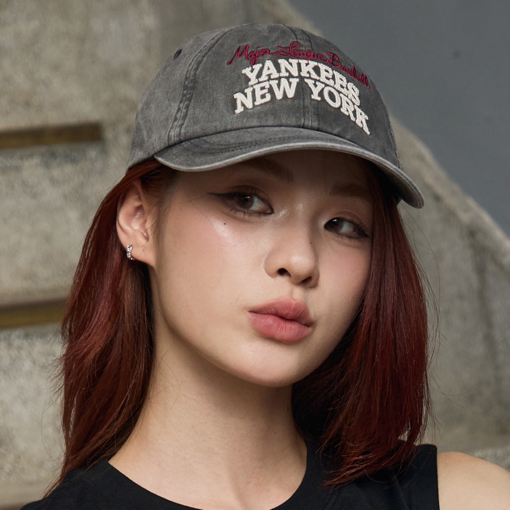 MLB 可調式軟頂棒球帽 Varsity系列 紐約洋基隊 (3ACPV185N-50CGS)