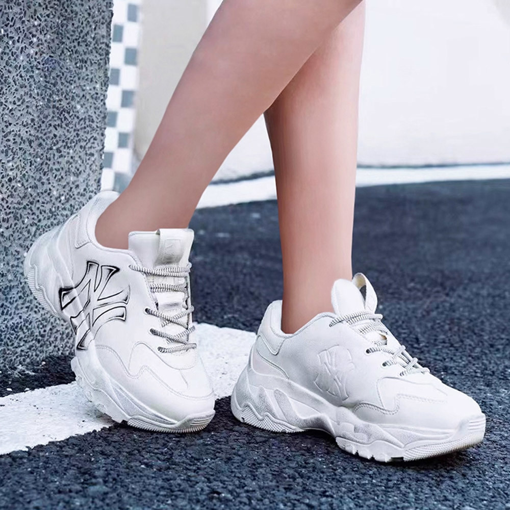 MLB 厚底老爹鞋 髒髒鞋 運動休閒鞋 Chunky 系列 紐約洋基隊 (3ASHVT55N-50WHS)