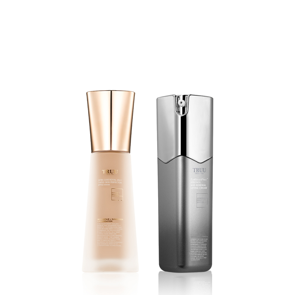 【新品上市】極奢蜂王乳潤色美肌霜 SPF50★★★【小嫻推薦】+PDRN外泌體A醇再生精華乳【佩甄．小嫻推薦】