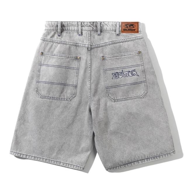 【BUTTER GOODS】滑板神褲 灰 - ENCOUNTER DENIM SHORTS