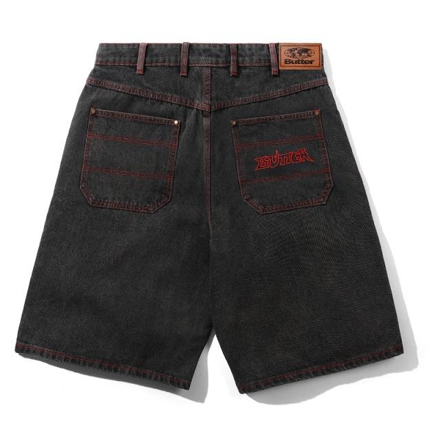 【BUTTER GOODS】滑板神褲 單寧黑 - ENCOUNTER DENIM SHORTS