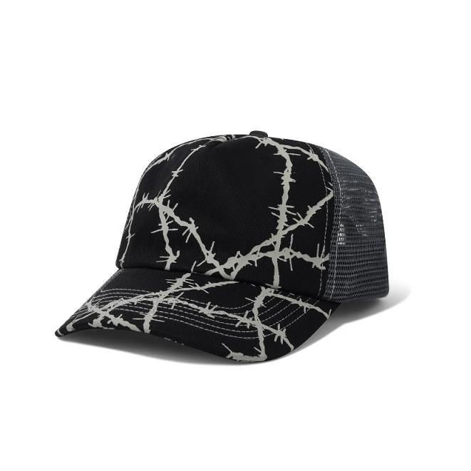 【BUTTER GOODS】帽子 黑 - WIRED TRUCKER CAP