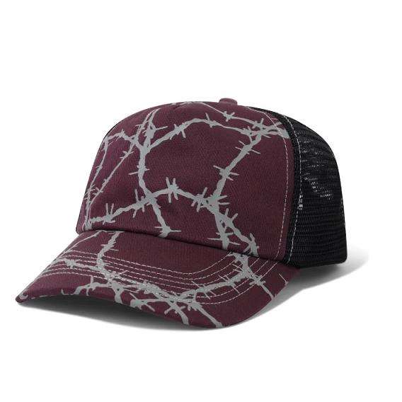 【BUTTER GOODS】帽子 酒紅 - WIRED TRUCKER CAP