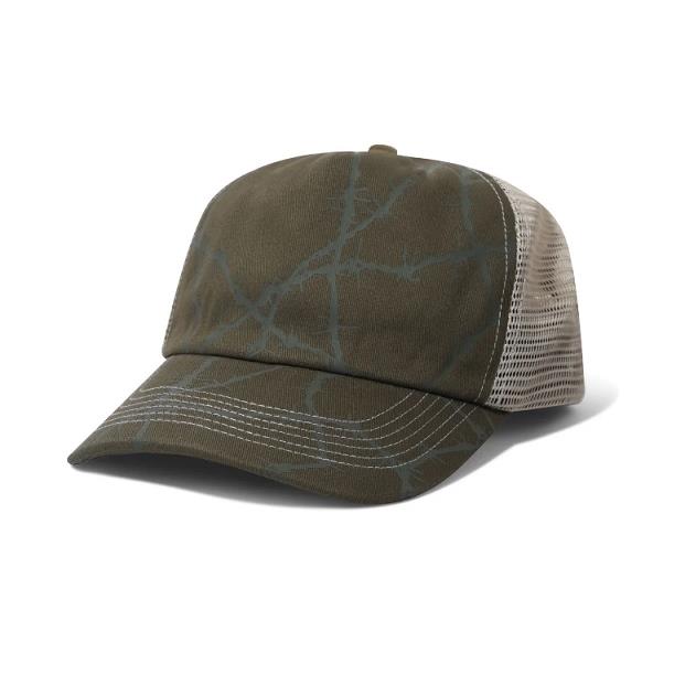 【BUTTER GOODS】帽子 橄欖綠 - WIRED TRUCKER CAP