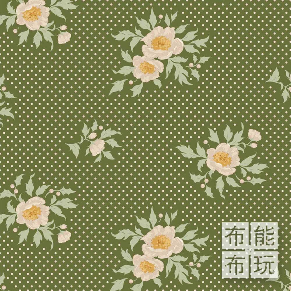 【2025年秋冬新品預購】Tilda Merry Little Christmas 歡慶聖誕棉布: 松木色喜悅 100634
