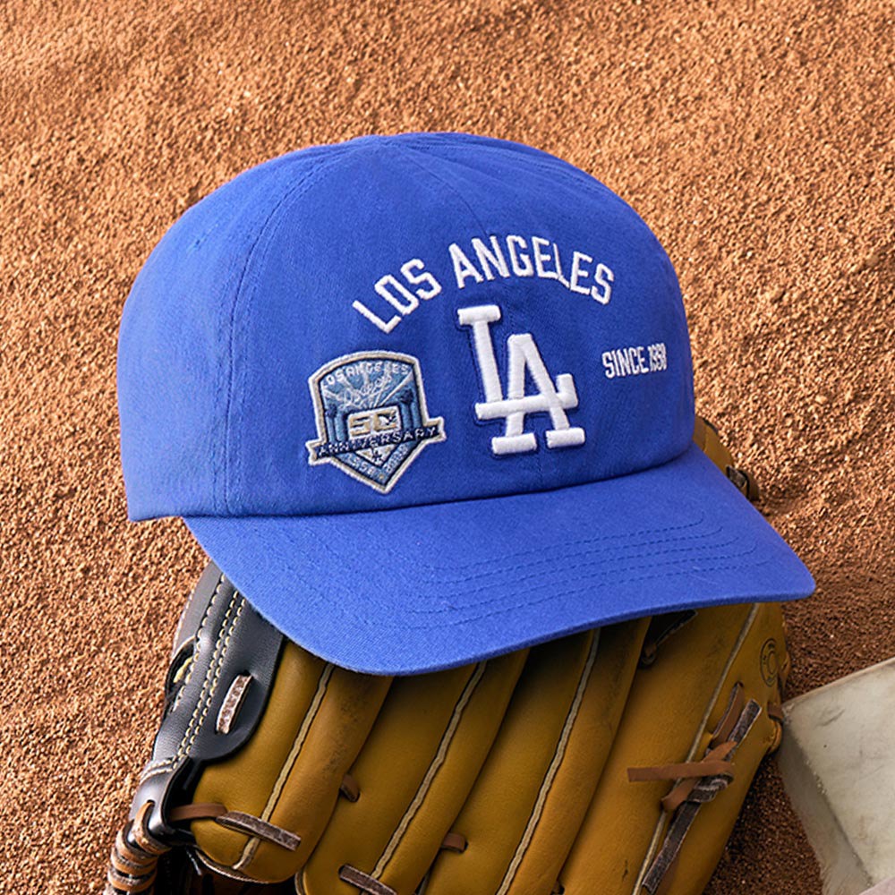 MLB 可調式軟頂棒球帽 洛杉磯道奇隊 (3ACPB175N-07BLS)