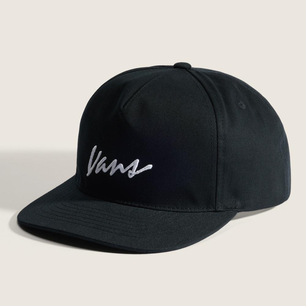 Vans Classic Script 男女款黑色棒球帽