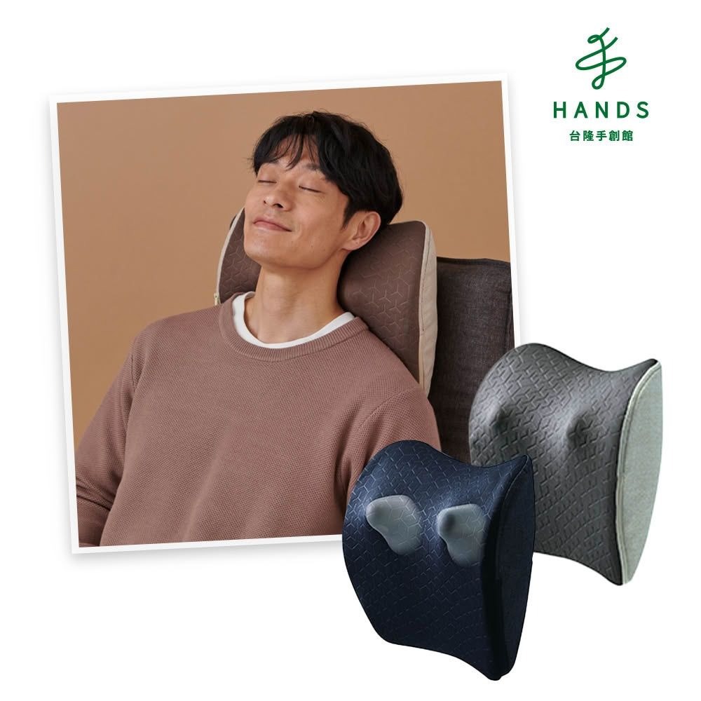 【台隆手創館】TOR 極壓指揉無線深層舒壓枕-131DG(按摩枕 按摩頸枕)